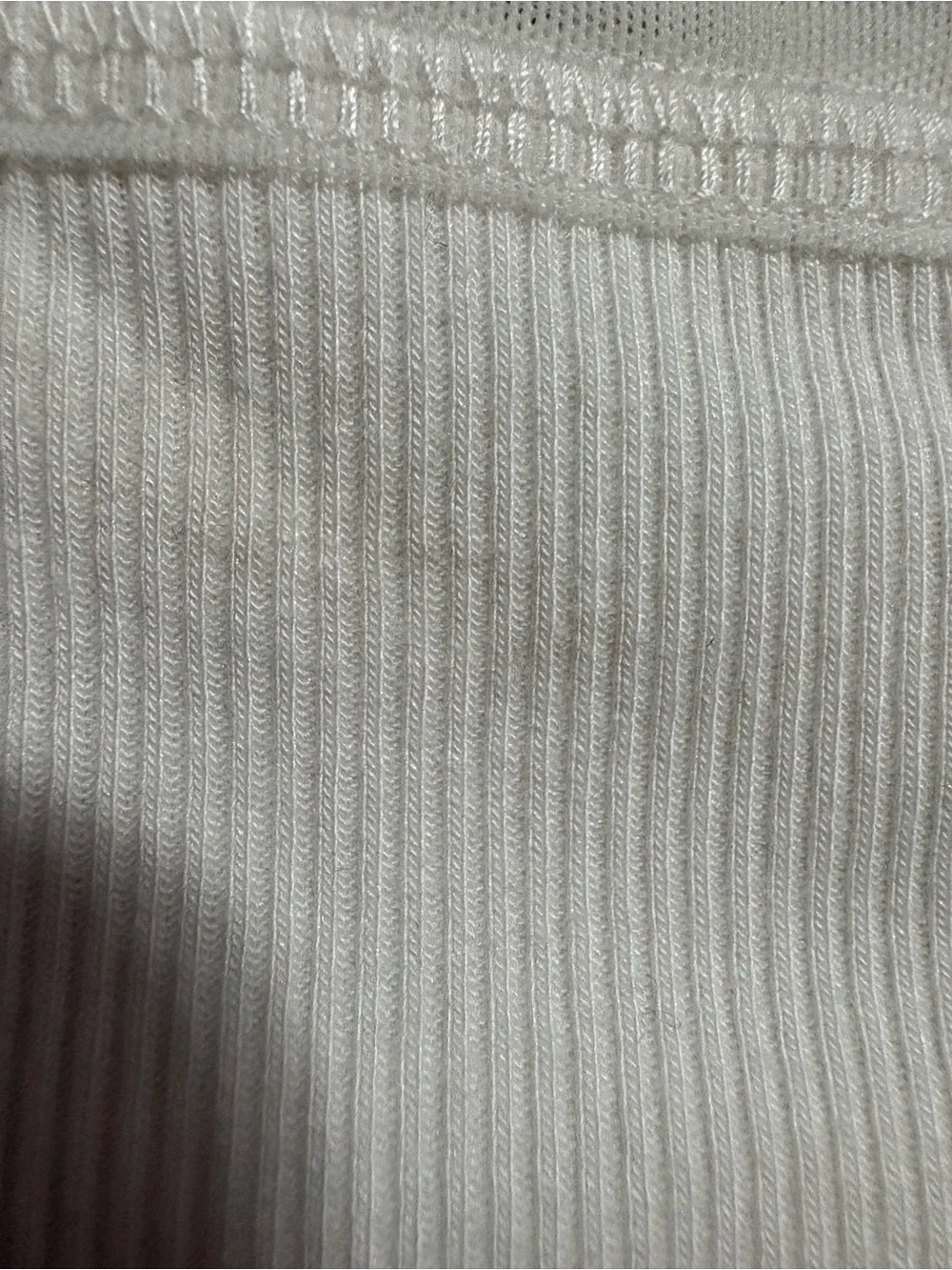 Victoria's Secret White Ribbed Tank and Button-Front Shorts Sleep Set
